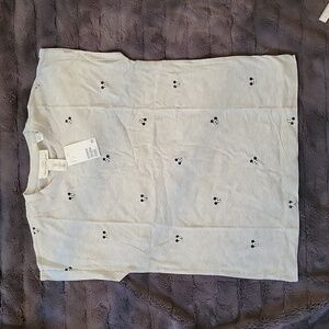 Mickey Mouse All Over Printed Tshirt Size Small, New WIth Tags